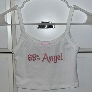 Dolls Kill 69% angel tank top